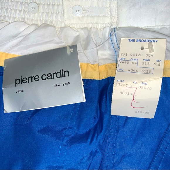 RARE NWT Vintage Pierre Cardin Swim Trunks - Sz. M - Picture 7 of 10